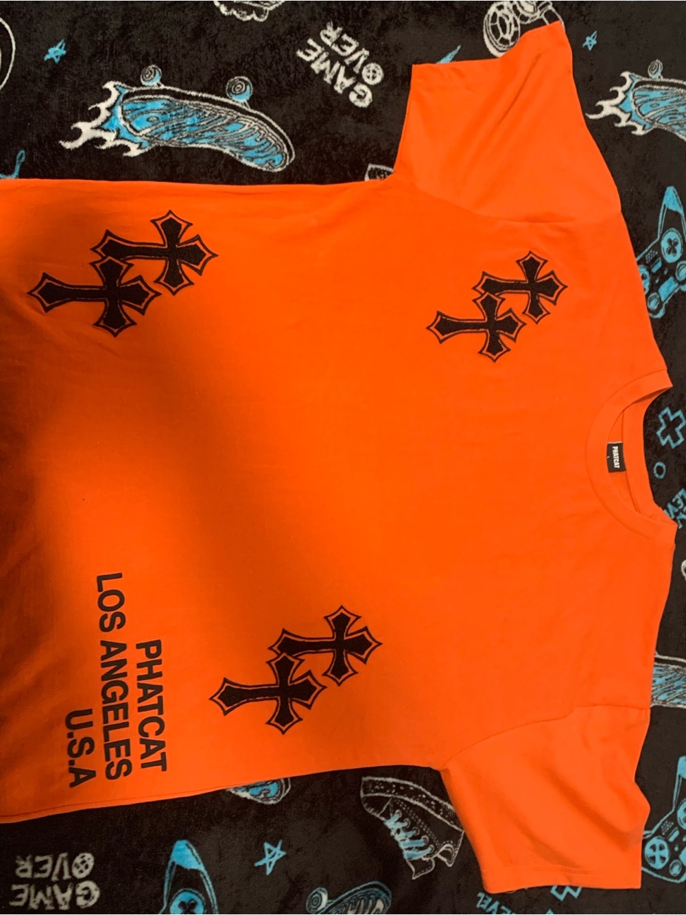 Los Angeles Kids Orange Short-Sleeve Graphic Tee